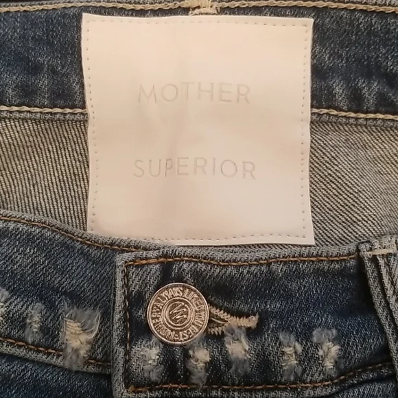 💕MOTHER SUPERIOR💕 The Trickster Ankle Jeans ~ On Holy Ground 30 NWOT